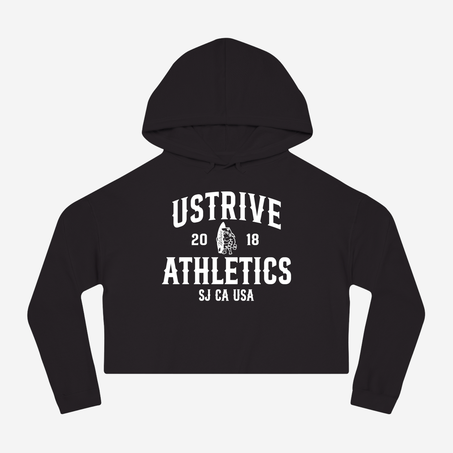 Team Ustrive Cropped Hooded Sweatshirt