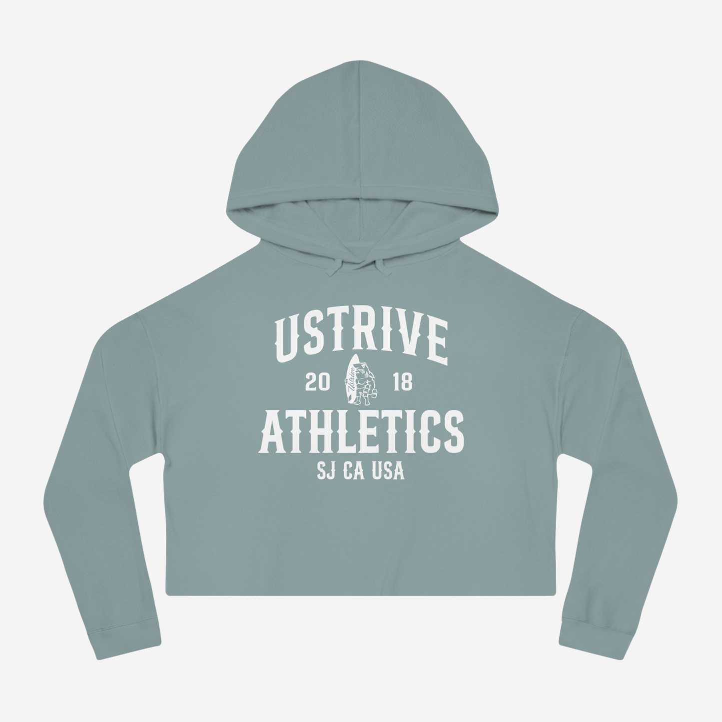 Team Ustrive Cropped Hooded Sweatshirt
